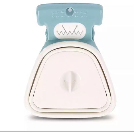 Ramasse-crottes pliable - Ramasse-crottes pour chien - Distributeur de sacs à déjections canines - Beige 19 x 15,5 cm (1/5)