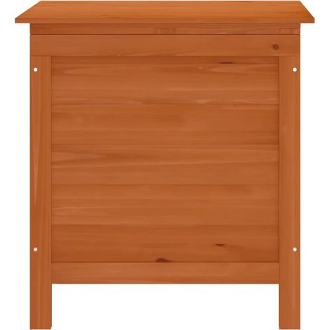 vidaXL Garden Storage Box Brown 50x49x56,5 cm Solid Wood Fir
