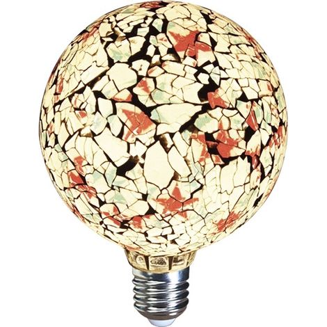 Bombilla Decorativa LED Globo G125 Tiffany Blanca E27 4W (1/5)