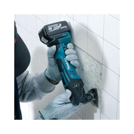 Makita DTM50ZX1 Multifunktionswerkzeug 18V schwarz und grün