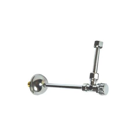 Rubinetto Per Cassetta Wc Con Doppia Cannetta  - 3/8"x1/2"