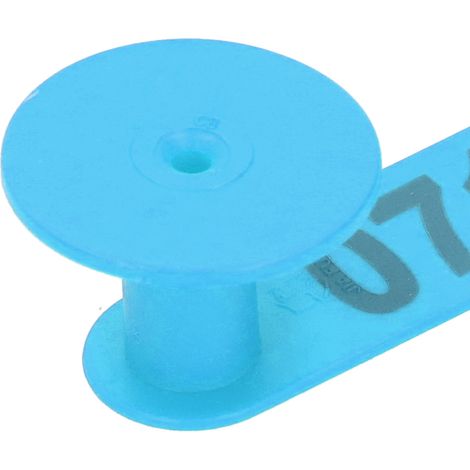 Étiquettes auriculaires numérotées pour moutons et chèvres, fournitures d'alimentation pour animaux d'élevage (bleu) (1/5)