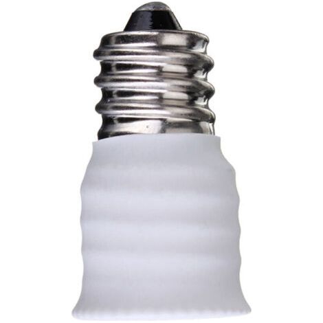 3x E12 vers E14 Adaptateur Adaptateur Ampoule LED Adaptateur Blanc Adaptateur