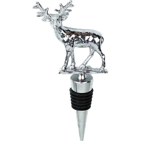 Bouchon De Bouteille Forme Chien - Alliage De Zinc Et Joint En Silicone Alimentaire - Pour Vin Champagne Cava Prosecco - 1 Pièce (1/5)
