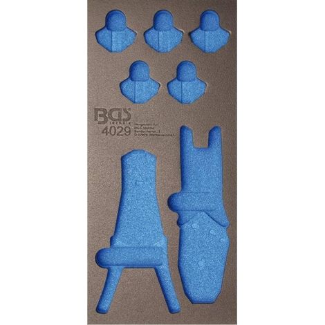 Insert de Servante d Atelier 1/3 Vide - 196 x 37 x 412 mm - Compatible Servante 4029 - Organisation Optimale - D-Work