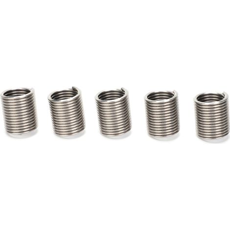 5 Stück Gewindeeinsätze, Reduziermuttern, Edelstahl, Drahtbefestigung, M24x3x2D (1/5)