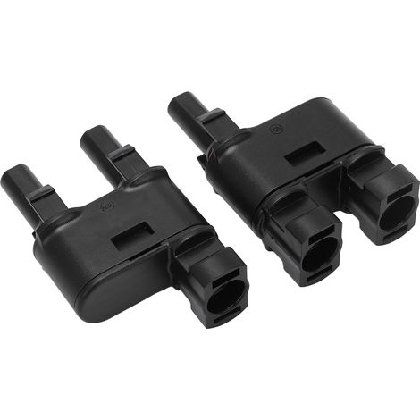 2 Crimp-aufsteckbare 2-zu-1-Photovoltaik-Steckverbinder für die Reihenschaltung von Gleichstromkabeln (1/5)