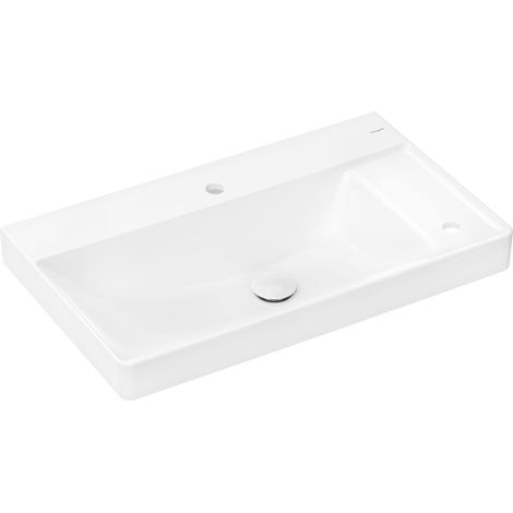 hansgrohe Xelu Q lavabo sobre encimera, 2 agujeros para grifería,