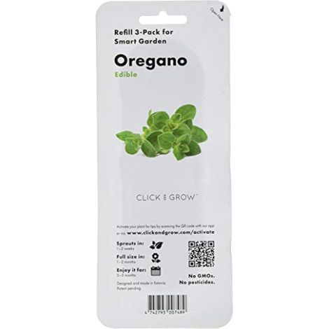 Semi click-and-grow oregano refill auto irrigazione bio 3 pz
