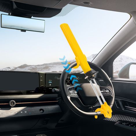 YISSALE -Outillage -Coffret de serrure pour volant de voiture anti-vol, coffret de serrure automobile anti-vol (1/5)