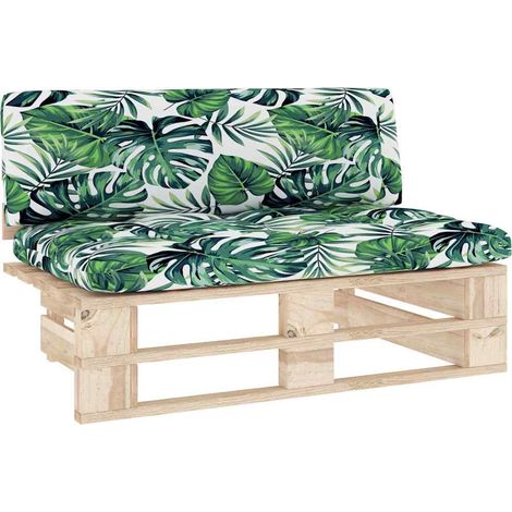 Divano Centrale Giardino su Pallet in Legno di Pino Impregnato vidaXL (1/5)