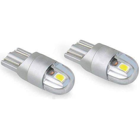 T10 W5w Led Feu de Position Veilleuses 12v 6000K Blanc 3030 2SMDClignotant Pour Ampoule Plaque Feux de Gabarit Voiture Moto (1/5)