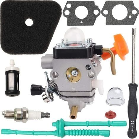 Kit carburateur pour débroussailleuses STIHL FS 87, FS90, FS100, FS110, FS130, HL90, HL95, HL100, HT100, HT101, KM90, KM100, KM110 et SP90, modèle de carburateur C1Q-S174. Références des pièces rempla (1/4)