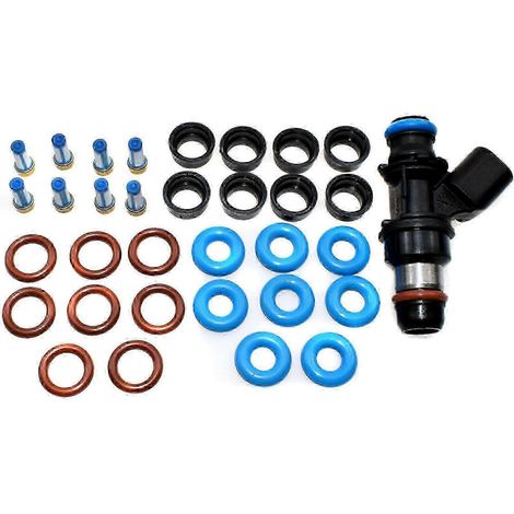Reparatursatz für Einspritzdüsen (Teilenummer 17113553) für GMC, Cadillac und Chevrolet. O-Ringe und Kappen sind im Lieferumfang enthalten. (1/5)