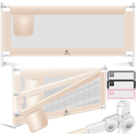 KESSER® Protector de cama Protector de cama para niños Protector de cama para niños beige / 180cm
