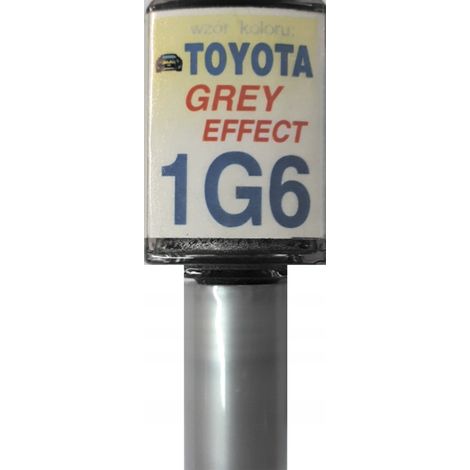 Reparación de arañazos en la pintura del Toyota 1G6 gris, 10 ml arasystem (1/5)
