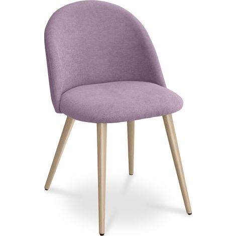 Sedia da pranzo - Rivestita in tessuto - Stile scandinavo - Evelyne Rosa
