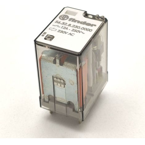 RELE 230Vac 2Ctos Conmutados 12A/250Vac FINDER