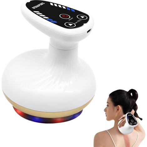 Ventouse Electrique Anti Cellulite,Masseur de Drainage Lymphatique,pour Réduire la Cellulite, Raffermir la Peau et Stimuler la Circulation Sanguine (1/5)