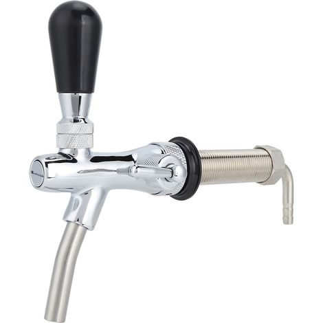 Robinet de Bière Réglable à Longue Tige, Filetage G5/8, pour Dispersion de Vin et Brassage Maison (1/5)