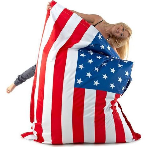 No-name Pouf Beanbag bandera americana 180 cm de ancho (1/3)