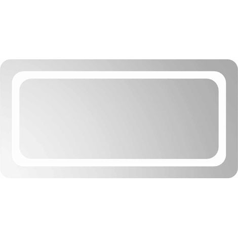 Maison Exclusive - LED-Badspiegel 80x40 cm