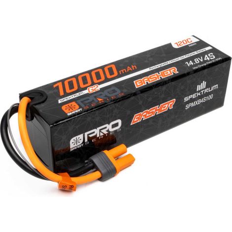 14.8V 10000mAh 4S 120C Smart G2 Pro Basher LiPo Battery: IC5