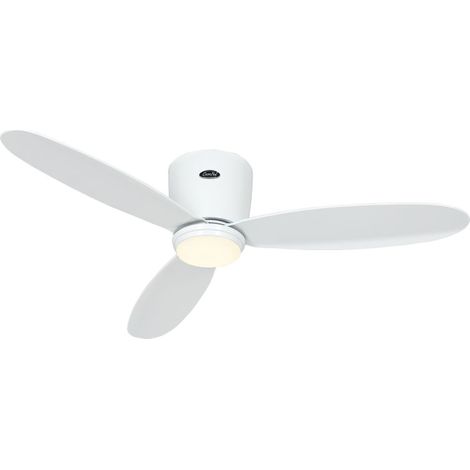 Ventilateur de plafond ECO PLANO II 112, Blanc, Wi-Fi avec éclairage