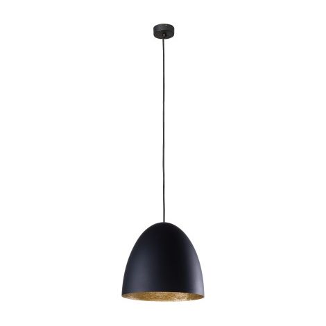 Suspension EGG métal noir/or Ø38 cm Nowodvorski 9022