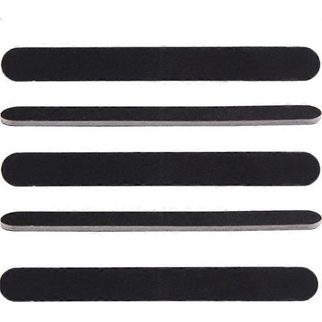Lot de 10 outils de polissage pour bords de cuir noir, barre de ponçage, accessoires et fournitures pour le bricolage du cuir (1/2)