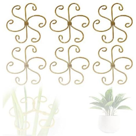 Reusable curved support for climbing plants, soft support arch for potted plants and climbing vegetables, decorative heart shape (1/5)