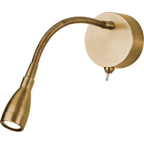 Searchlight Flexy Wall Applique murale LED réglable Flexy - Laiton satiné (1/3)