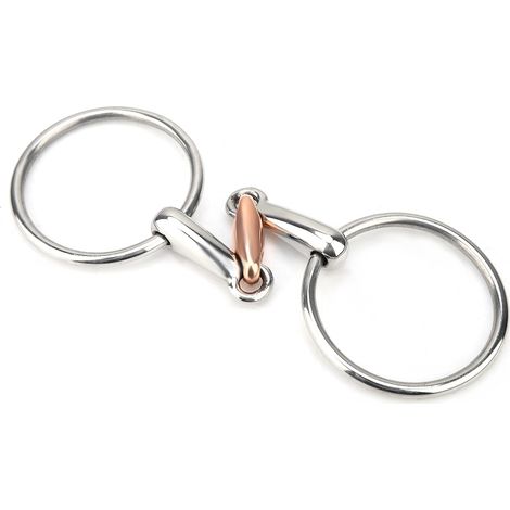 Mors à rouleau en acier inoxydable épais pour cheval, 11,5 cm (1/5)