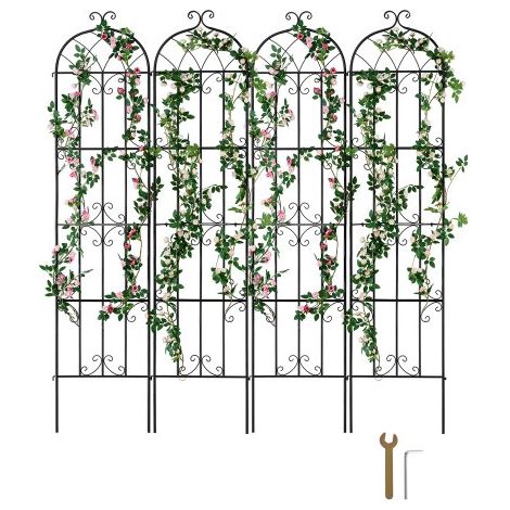 Treillis jardin pour plantes grimpantes - 51 x 220 cm (1/5)