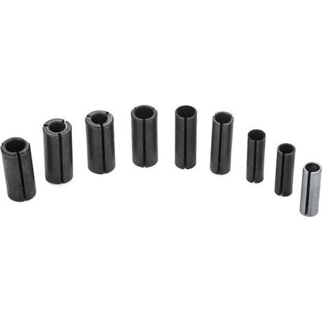 Spannzangenadapter für Fräsfutter in der Holzbearbeitung, Spannzangenadapter, Schlitzhülse, Fräserhalter (1/4)