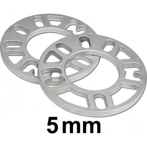 2x Elargisseurs de voie Universels 5mm - 4 et 5 trous