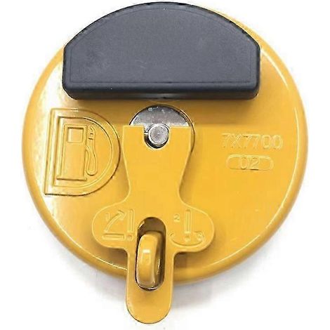Bouchon de réservoir de carburant pour pelle hydraulique avec cadenas et filtre, compatible avec les modèles CATERPILLAR CAT 320B/C/D, 329D, 330C et 325C (lot de 3). (1/5)
