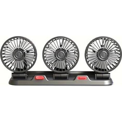 Ventilateur Auto USB 3 Têtes – Grand Débit D’air, Compact (1/5)