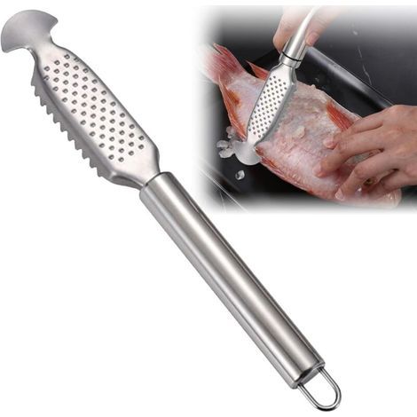 Fischschupper aus Edelstahl, professioneller Fischschaber, Fischschupper, Fischschuppenschaber, Fischschuppenentferner, Fischschuppenentferner (1/5)