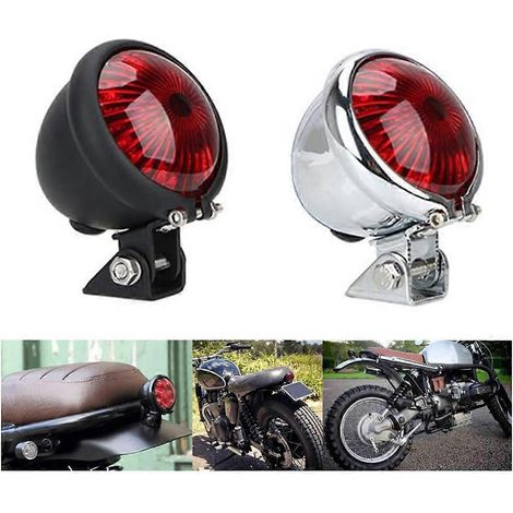 Feu arrière LED 12V pour motos, feu stop et feu arrière pour la plupart des motos