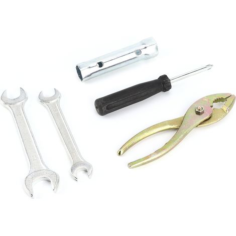 Kit Réparation Moto Outils Clés Tournevis Pince Douille Bougie Set Universel (1/5)