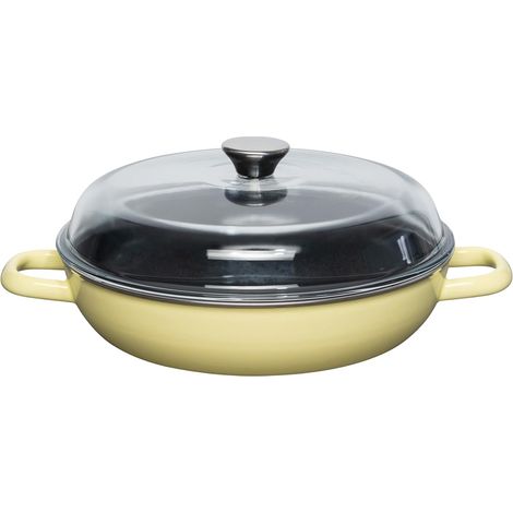 Riess sartén con tapa de cristal 28cm LIMÓN