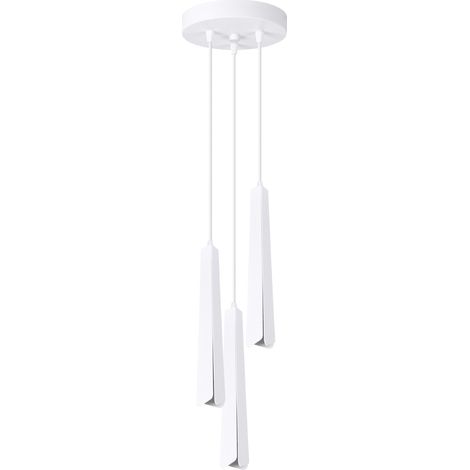 Pendant lamp PRYSM 3P white (1/5)