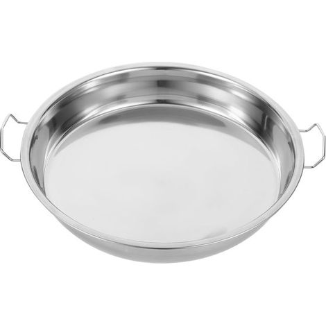 Vaporiera Liangpi da 32 cm, vaporiera per noodles di riso, vaporiera per pesce, piastra per grigliare noodles freddi, piastra per pasticceria, vassoio per cottura a vapore, piatto da portata per campe (1/5)