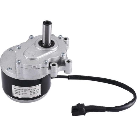 Moteur à balais basse vitesse 250 W 24 V 120 tr/min, longueur d'arbre étendue de 44 mm (1/5)