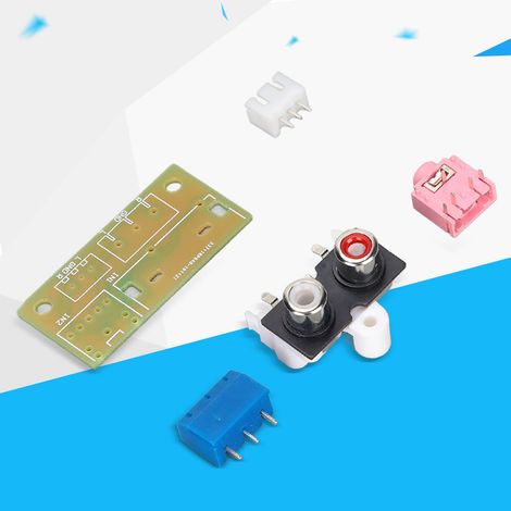 Anschlussblock für Audio-Ein-/Ausgangsadapter für Leiterplatten mit Stecker und 3,5-mm-Klinkenbuchse (1/5)