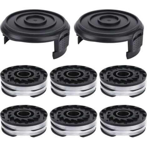 Juego de 8 bobinas de hilo compatibles con cortabordes eléctricos Parkside LIDL PRT 550 A1, PRT 550 A2, PRT 550 A3, PRT 550 A5, PRT 550 B6, PRTA 20-Li B2, PRTA 20-Li C3 Longitud 10 m Ø (1/5)