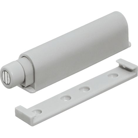 Loqueteau à pression en plastique avec accrochage magnétique couleur grise - HAFELE - 356.01.550 (1/3)