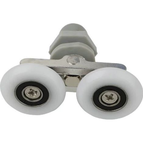 23mm Roulette Porte Douche, 4pcs 23mm Roulettes De Porte De Douche Coulissantes, Pour Trou De Verre De 10-14mm, Roulettes Pour Porte De Douche (1/5)