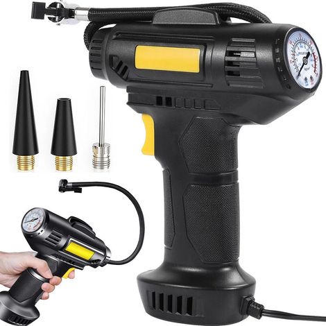 Pistolet de compresseur de voiture pour pomper les roues pompe 12v 120w 10 bar led (1/5)